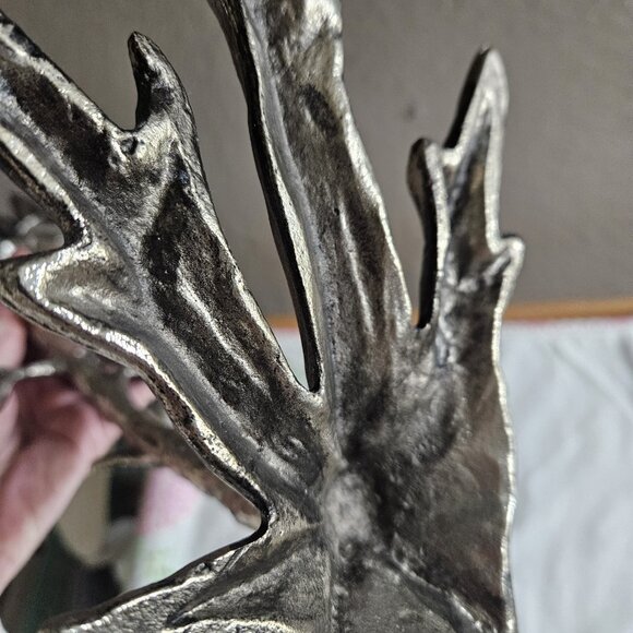 Pottery Barn Silver Jewelry Tree Stand Necklace 13x16" - Picture 8 of 8